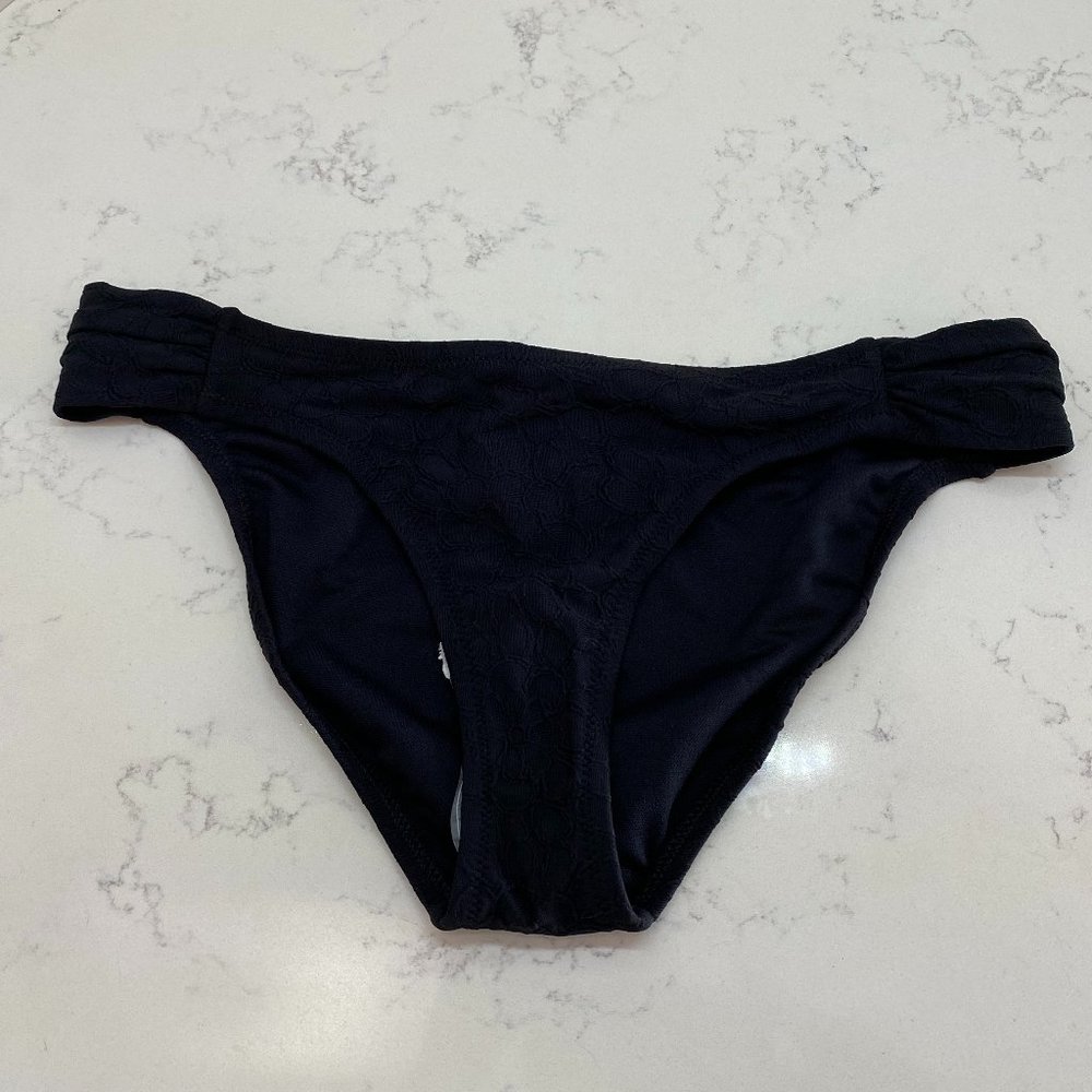 NWT Jessica Simpson Black Bikini Bottoms Swimsuit